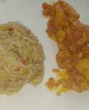 Pollo al curry a mi estilo