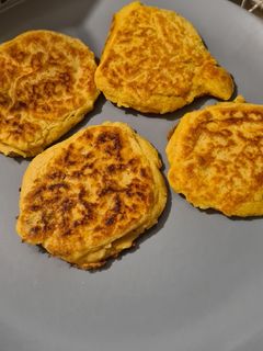 Une photo de Galette de lentilles corail