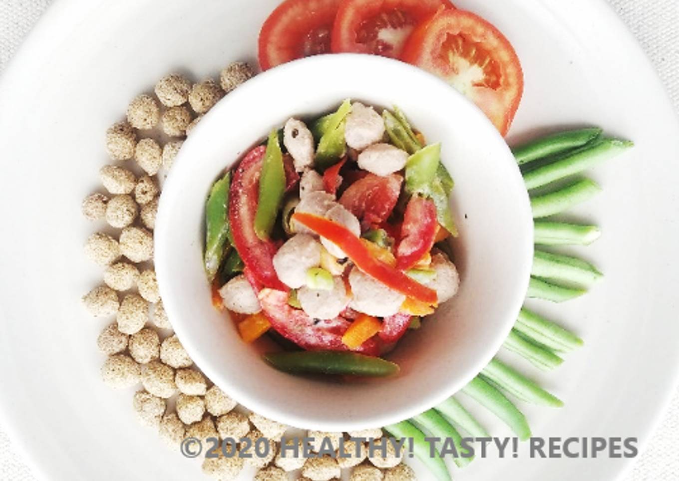 Soya Chunk Salad