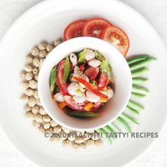 Soya Chunk Salad A picture of Soya Chunk Salad.