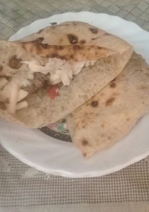 صورة لوصفة حواوشي بالموتزريلا