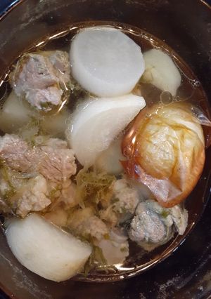 Hình của món Cách hầm xương heo - nước dùng trong veo!.