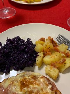 Párolt lilakáposzta recept fotója