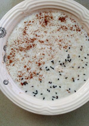 A picture of Oat pudding.