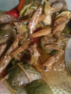 Foto resep Oseng teri terong