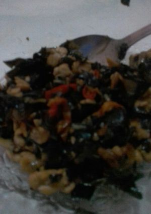 Foto resep Tumis daun mengkudu tempe semangit