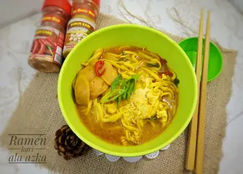 Resep Unik Ramen Kuah Kari Enak Sempurna