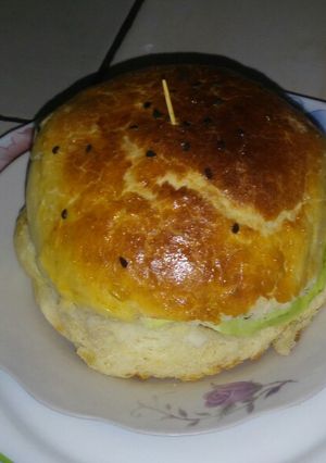 صورة لوصفة همبرغر 🍔 هش 💝 بنين 😋 وهايل