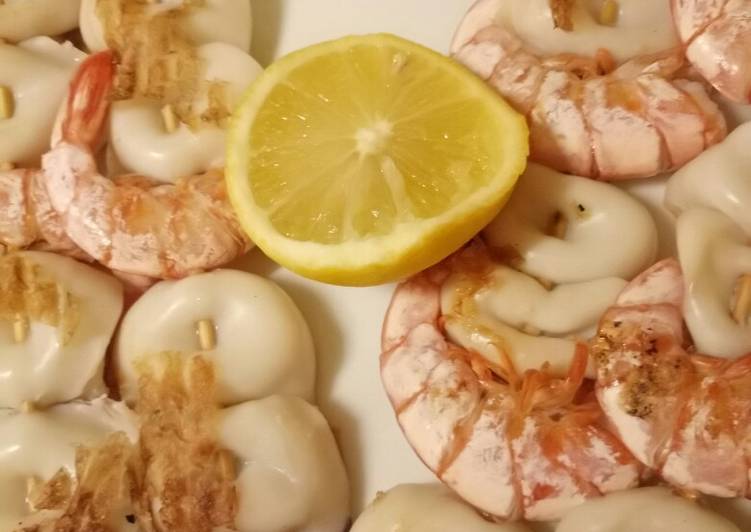 Steps to Prepare Perfect Seafood on a stick