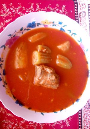 صورة لوصفة البامية العراقية