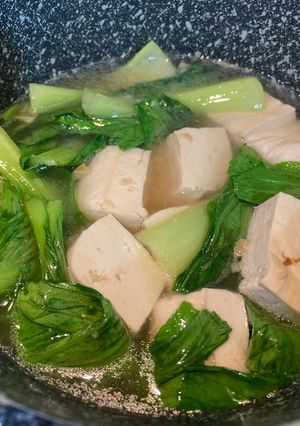 Gambar Sup Sayur Sawi Tauhu