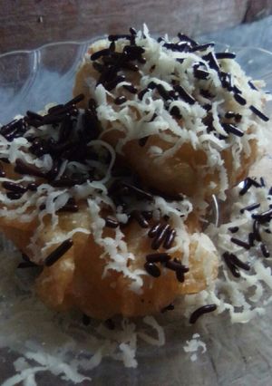 Foto resep Tape goreng toping coklat keju