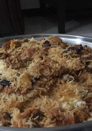صورة لوصفة مقلوبة دجاج