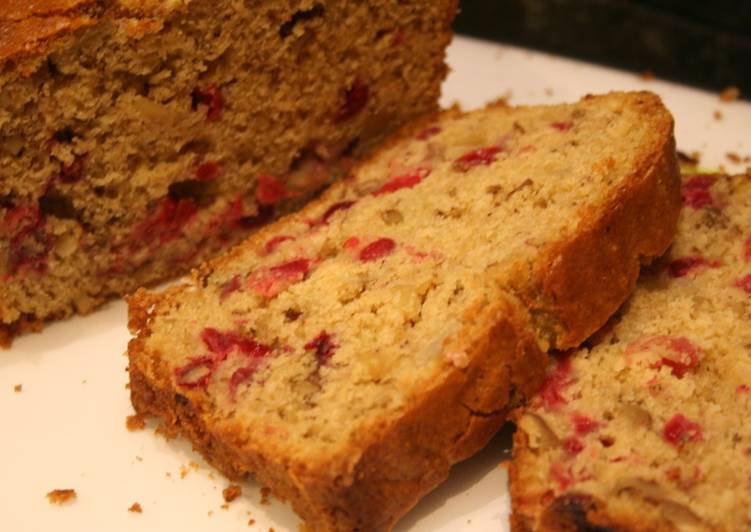 Recipe of Perfect Cranberry Banana Walnut Bread