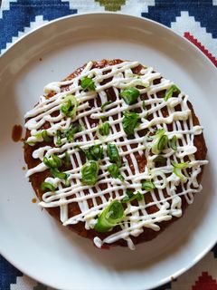 Una foto de Okonomiyaki