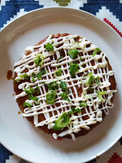 Una foto de Okonomiyaki