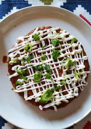 Una foto de Okonomiyaki