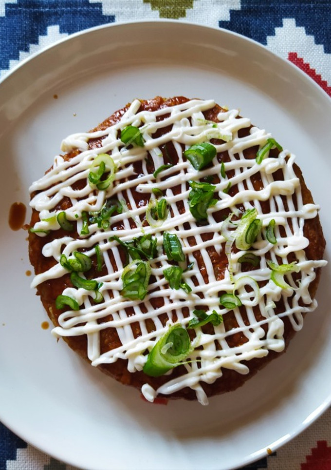 Una foto de Okonomiyaki