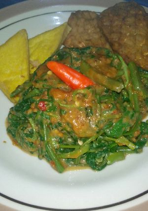 Foto resep Lotek kangkung praktis ala mamake