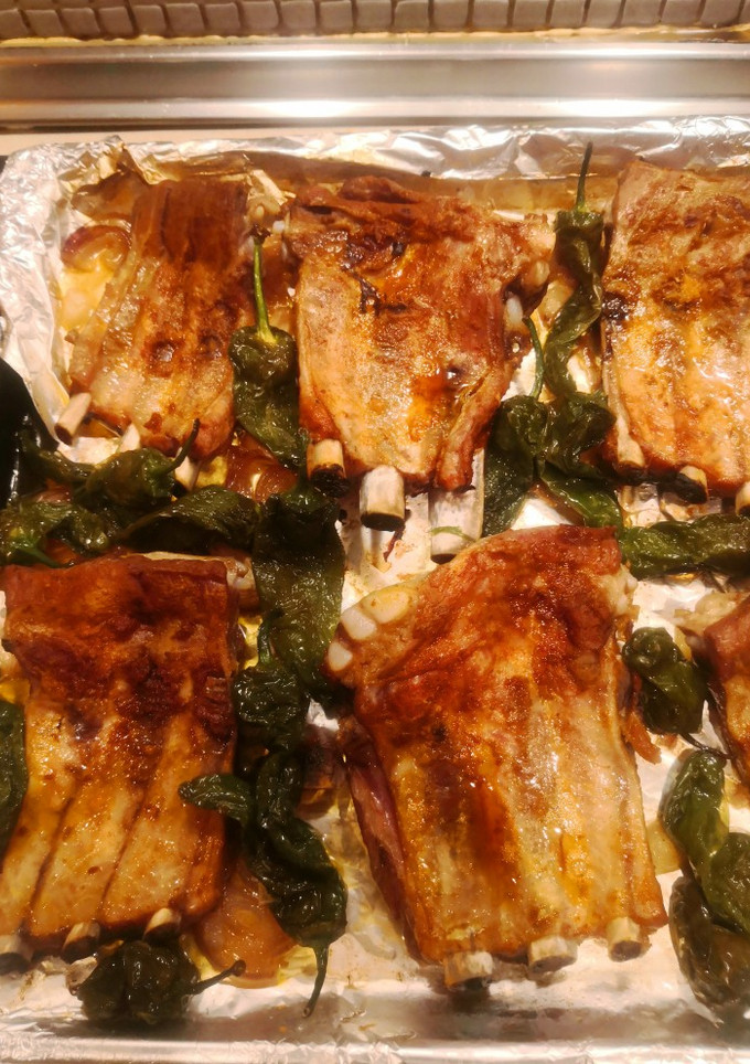 Una foto de Costillas de cerdo al horno