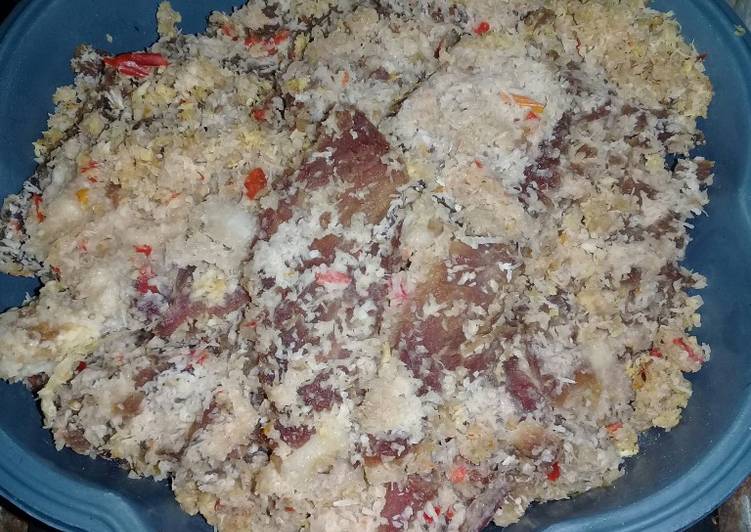 Deng deng daging kelapa pedas manis