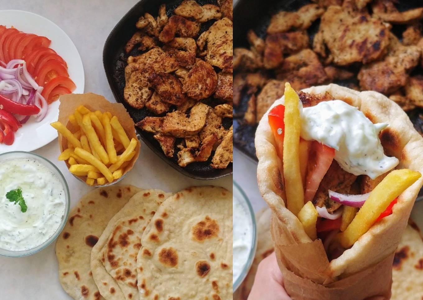 Greek Chicken gyros