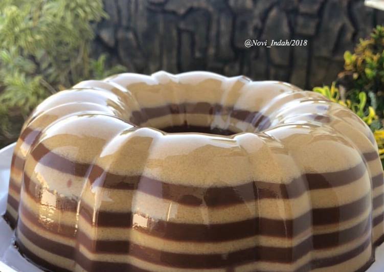  Resep  Puding  Lapis coklat cappucino  oleh Novi Indah Cookpad