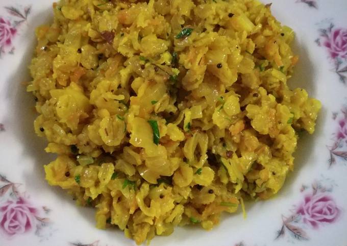 Healthy oats upma