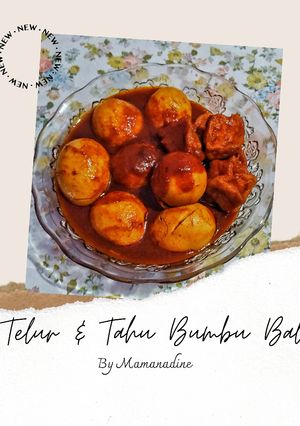 Foto resep Telur & Tahu Bumbu Bali