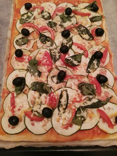Una foto de Pizza veggie