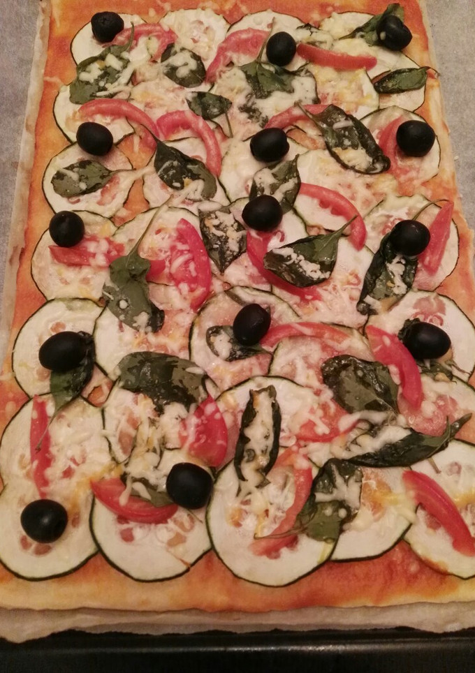 Una foto de Pizza veggie