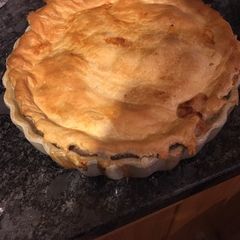 Turkey and Ham pie A picture of Turkey and Ham pie.