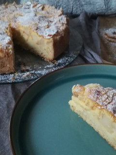 Mandulás almatorta gluténmentesen recept fotója