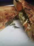 Sándwich de Espinacas y zanahorias marinadas!!!