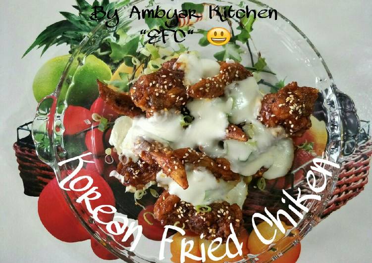 5 Resep: Korean Fried Chiken Wings Anti Ribet!