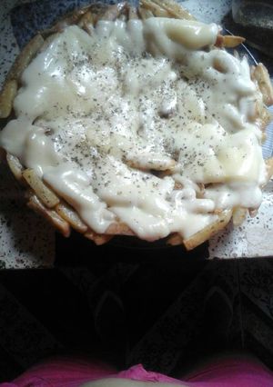 Una foto de Tortilla de papa con muzzarella