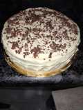 Bolo de Chocolate com Cobertura de Mascarpone
