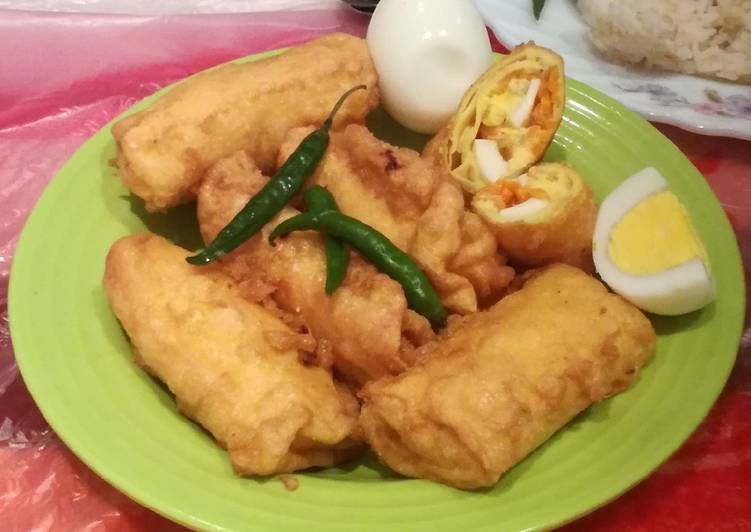 Resep Sosis Solo Goreng isi wortel &amp; telur rebus Anti Gagal