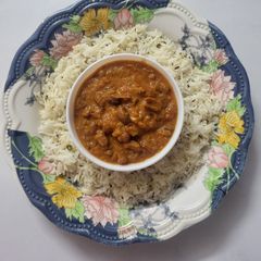 A picture of Rajma Chawal.