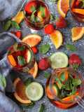 Hibiscus Kinnow Sangria (Non alcoholic)