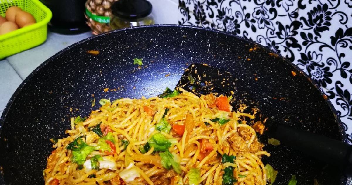 37 resepi spaghetti goreng yang sedap dan mudah oleh komuniti cookpad