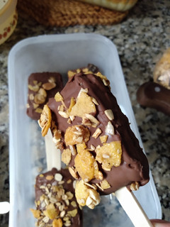 Una foto de Helados caseritos de chocolate