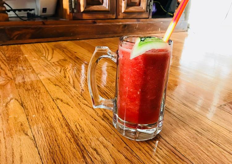Recipe of Any-night-of-the-week Watermelon Mint Juice