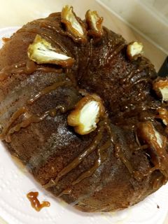 صورة لوصفة كيكة التمر اللذيذه