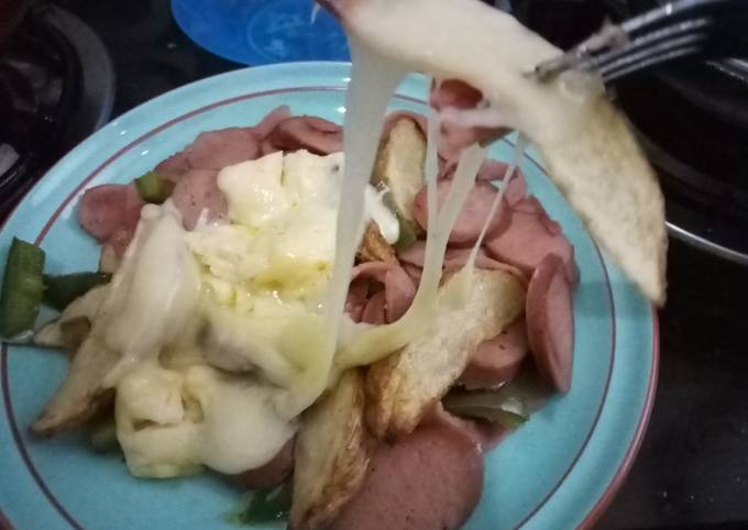Resep Kentang Sosis Keju Meleleh, Menggugah Selera