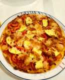 “Pizza lười” với đế bánh tortilla