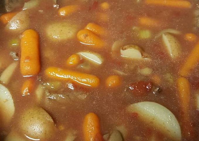 Recipe of Quick Hearty Beef &amp; Veggie Soup