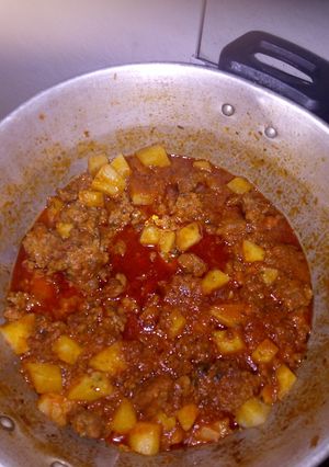 Una foto de Tuco de carne molida y chorizo