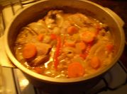 Una foto de pollo al escabeche fácil