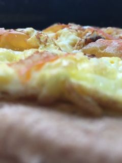 صورة لوصفة بيتزا البيض السريعة